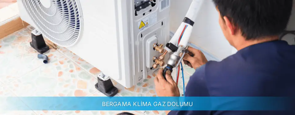 Bergama İlçemi Midea Klima Gaz Dolumu